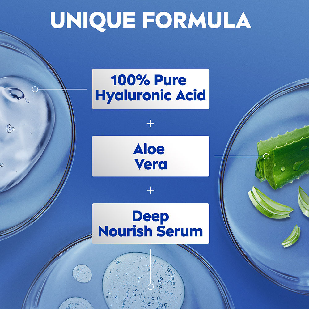 Nivea 100% NATURAL ALOEVERA Body lotion- 5 in 1 COMPLETE CARE for 48H Refreshing moisturization, 200ml Buy at Indicrest Image 6