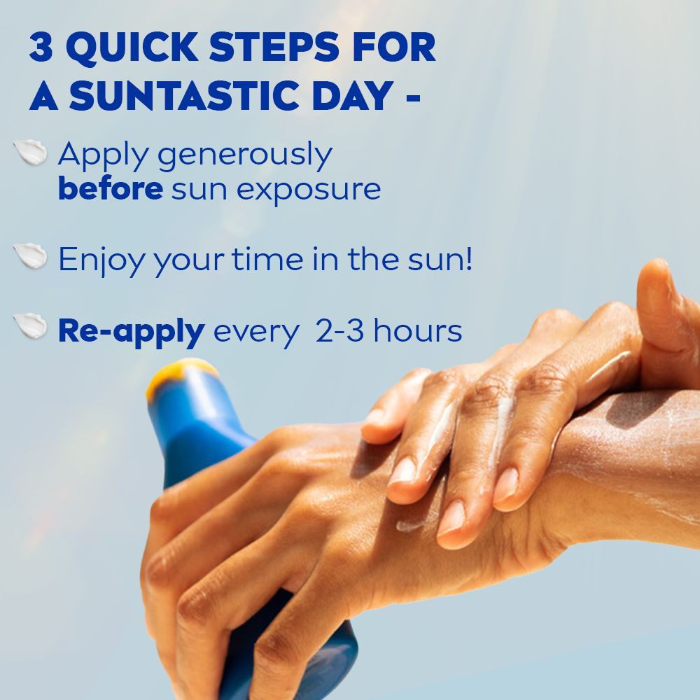 Nivea SPF 50+ PA+++ Protect & Moisture Sunscreen-No White Cast, With Vitamin C & Hyaluron, 75ml Buy at Indicrest Image 8