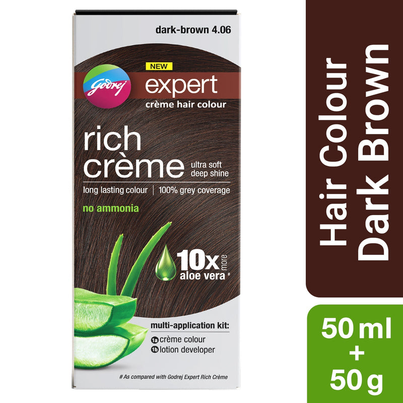 Godrej Expert Rich Creme - Dark Brown, 100g Buy at Indicrest