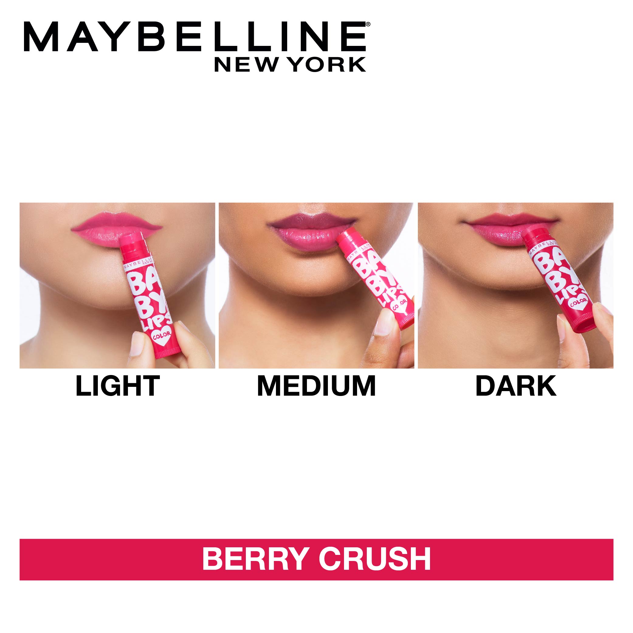 Maybelline New York Baby Lips Color Lip Balm with SPF 11, Lasts UpTo 24H - Cherry Kiss + Berry Crush, 8g Buy at Indicrest Image 5