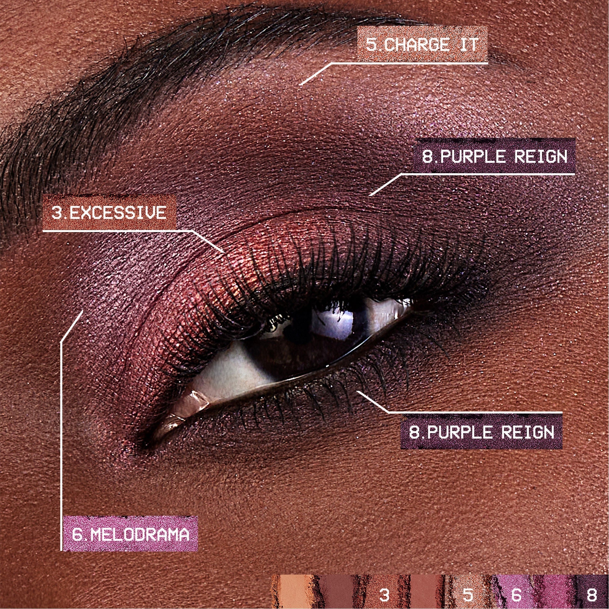 Smashbox Always On Eye Shadow Palette Bougie Vibes, 6.84g