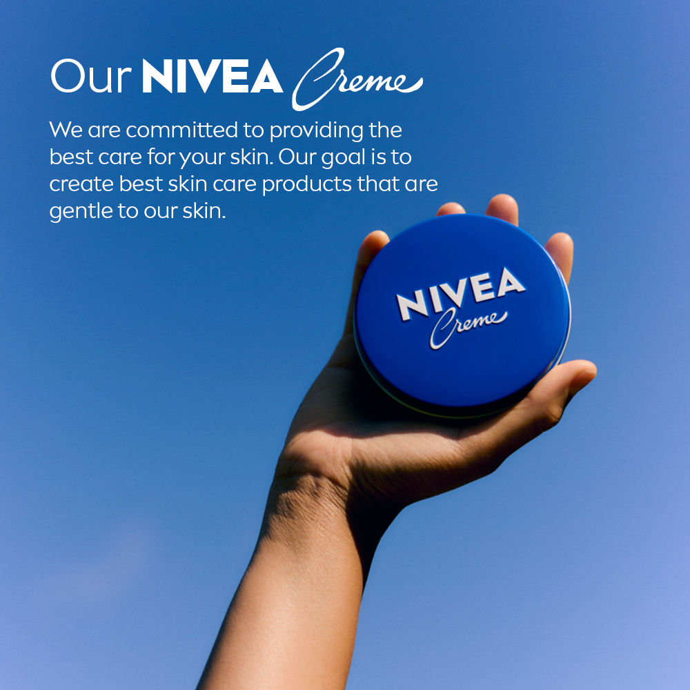 Nivea Creme, Multi-Purpose Moisturizer, Protective Skin Care Cream for Men, Women & Family, 100ml Buy at Indicrest Image 4
