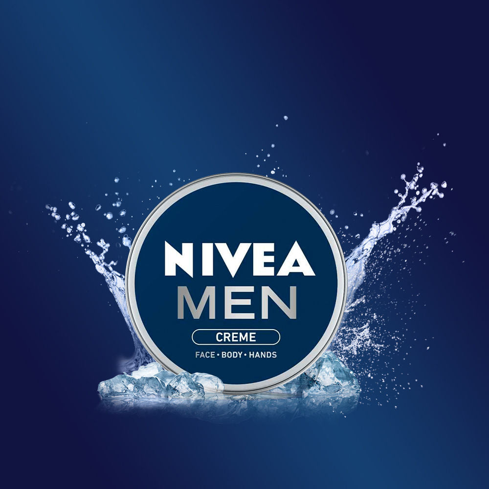 Nivea MEN Creme, Non Greasy Moisturizer, Cream for Face, Body & Hands, 30ml Buy at Indicrest Image 2