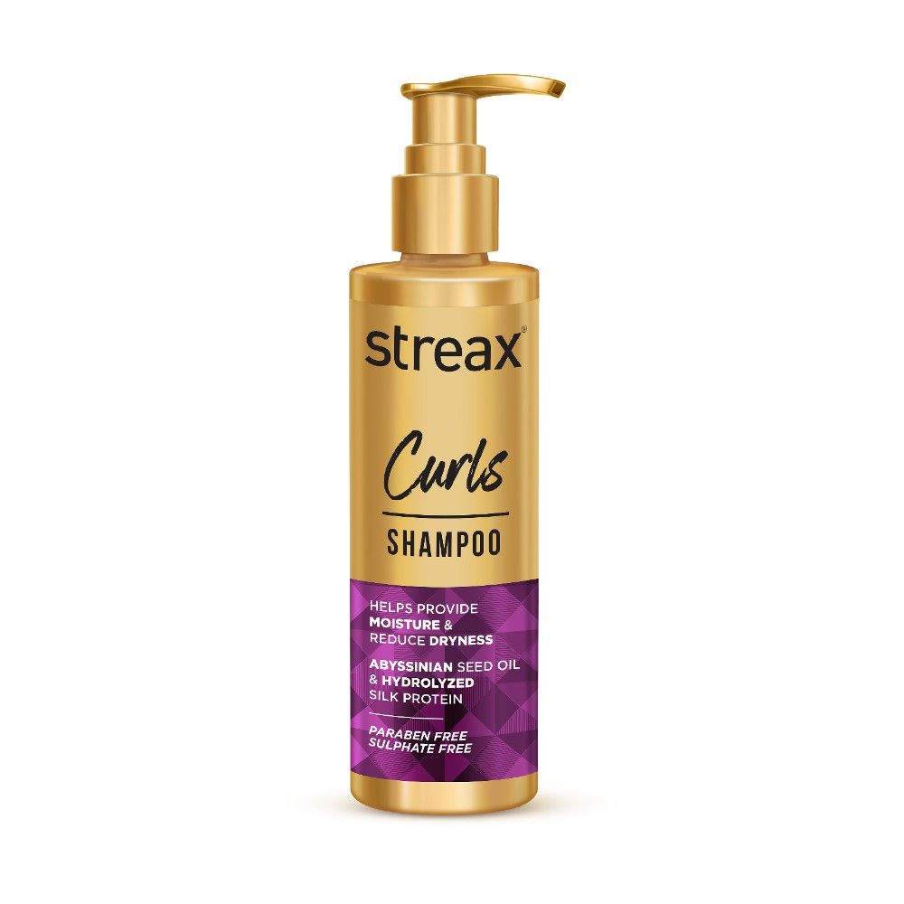 Streax Curl Hair Shampoo For Wavy & Curly Hair, 240ml Buy at Indicrest Image 9