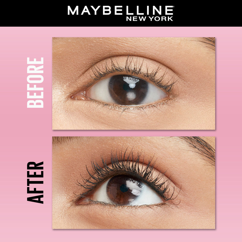 Maybelline New York Hypercurl Waterproof Mascara, Smudge & Highly Pigmented Very Black, 9.2ml Buy at Indicrest Image 3