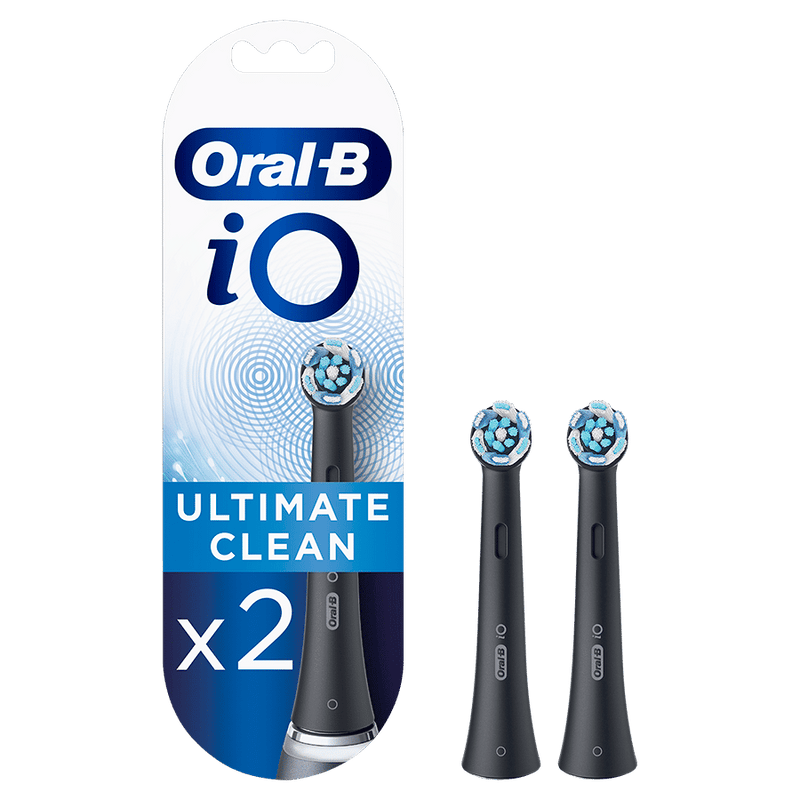 Oral-B Set Of 2 Io Ultimate Clean Brushes Black, 16g Buy at Indicrest