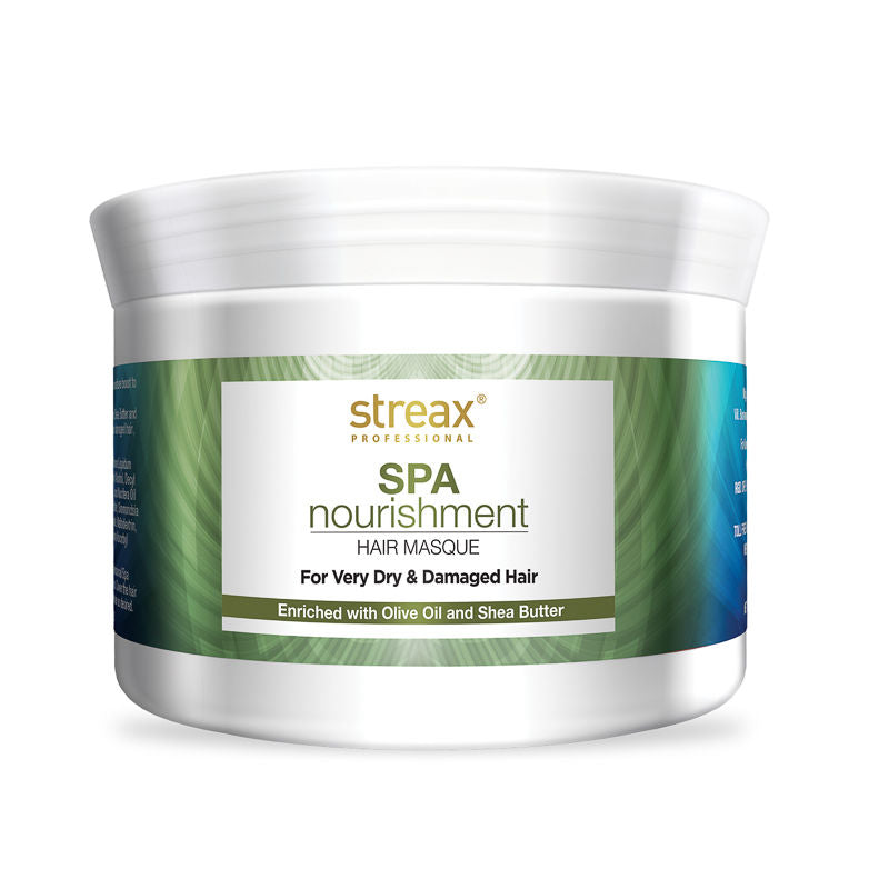 Streax Professional Spa Nourishment Olive Oil & Shea Butter Hair Mask, 200g Buy at Indicrest