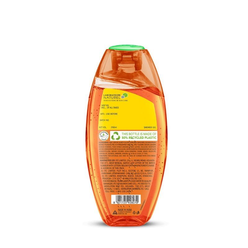 Fiama Shower Gel Peach & Avocado Body Wash Soft Moisturised & Hydrating Skin, Vit E, 250ml Buy at Indicrest Image 7
