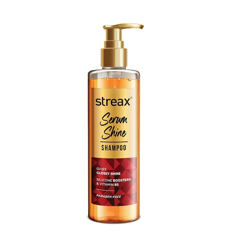 Streax Serum Shine Paraben Free Shampoo For Frizzy & Dry Hair With Silicon Boosters, 240ml Buy at Indicrest Image 10