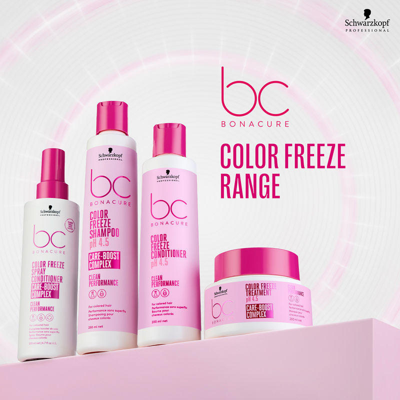 Schwarzkopf Professional Bonacure pH 4.5 Color Freeze Shampoo, 250ml Buy at Indicrest Image 14