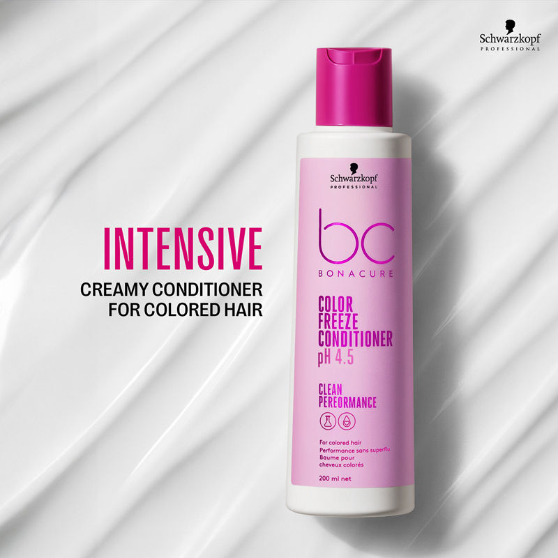 Schwarzkopf Professional Bonacure pH 4.5 Color Freeze Conditioner, 200ml Buy at Indicrest Image 3