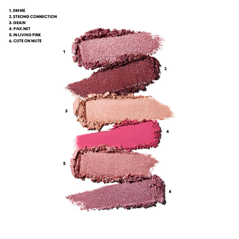 M.A.C Connect In Colour Eye Shadow Palette X6 - Rose Lens, 6.25g Buy at Indicrest Image 5