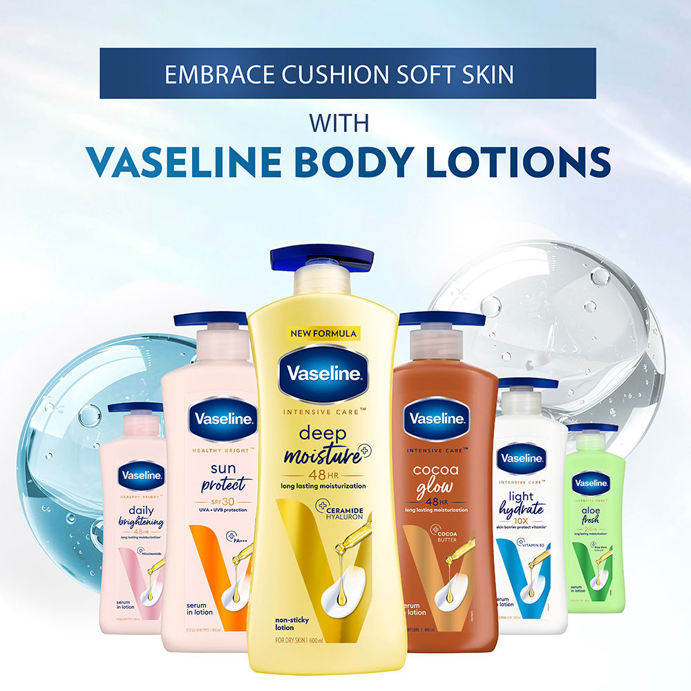 Vaseline Intensive Care Deep Moisture Serum in Lotion 48HR, 200ml Buy at Indicrest Image 7