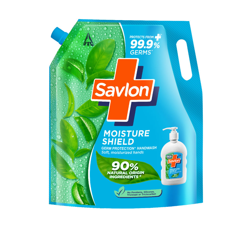Savlon Moisture Shield Germ Protection Liquid Handwash Refill Pouch, 1350ml Buy at Indicrest