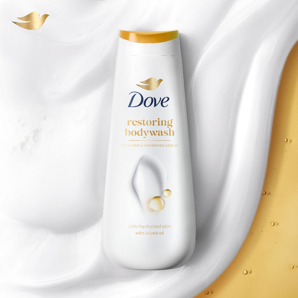 Dove Dryness Care Bodywash With Triple Hydration Serum, 300ml Buy at Indicrest Image 2