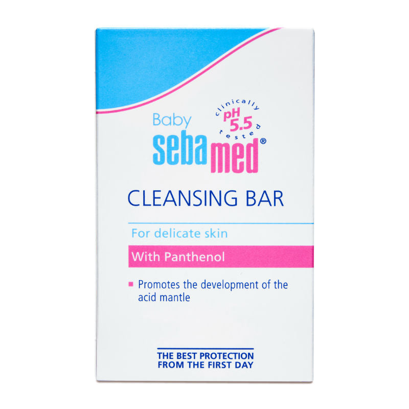 Sebamed Baby Cleansing Bar, PH 5.5, With Panthenol, No Tears & Soap Free Bar, For Delicate Skin, 150g Buy at Indicrest Image 3