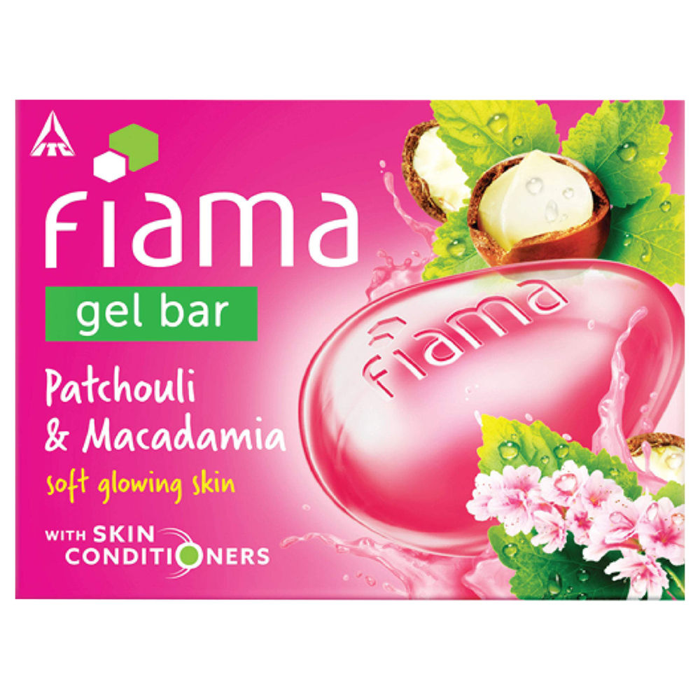 Fiama Patchouli & Macadamia Gel Bar for Soft Glowing Skin, Skin Friendly PH, Safe On Skin, 125g Buy at Indicrest Image 2