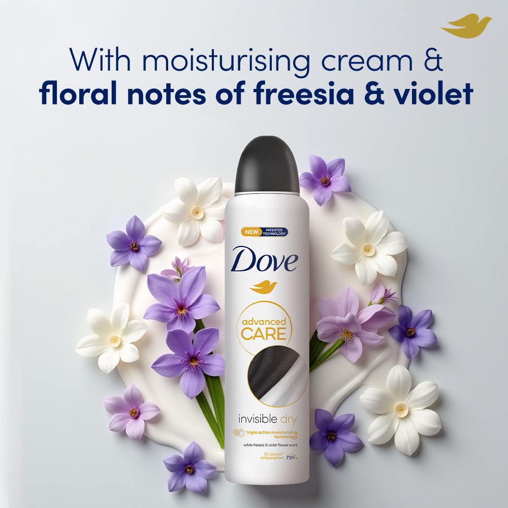Dove For Women Invisible Dry Anti-Perspirant Deodorant, 250ml Buy at Indicrest Image 6