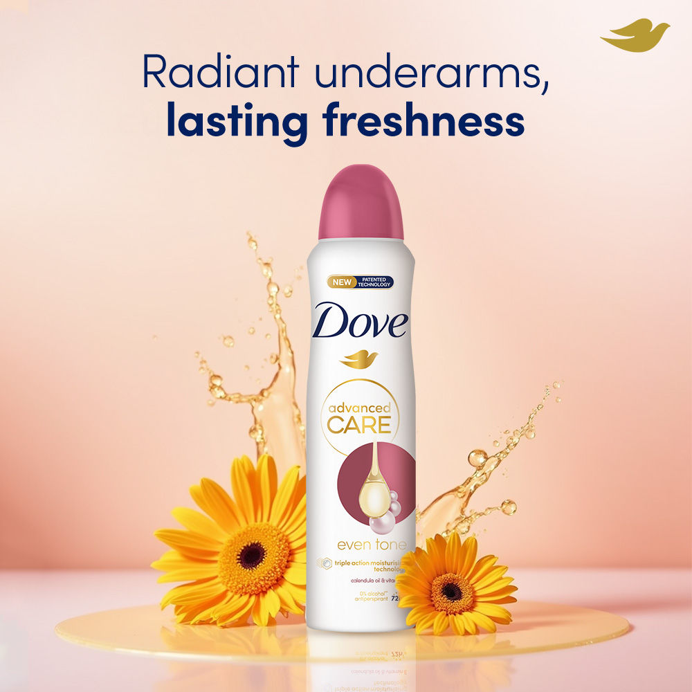 Dove Eventone Deodorant Long-Lasting Body Spray for Women, 150ml Buy at Indicrest Image 4