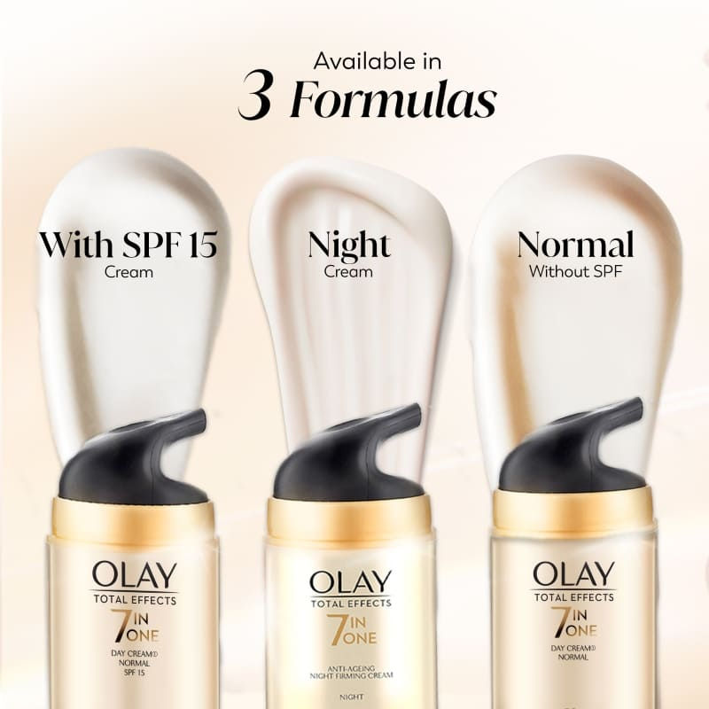 Olay Total Effects Night Cream, Fights 7 Signs Of Ageing With Niacimide And Green Tea Extracts, 50g Buy at Indicrest Image 9