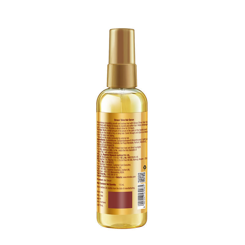 Streax Hair Serum With Walnut Oil For Dry & Frizzy Hair, 100ml Buy at Indicrest Image 10