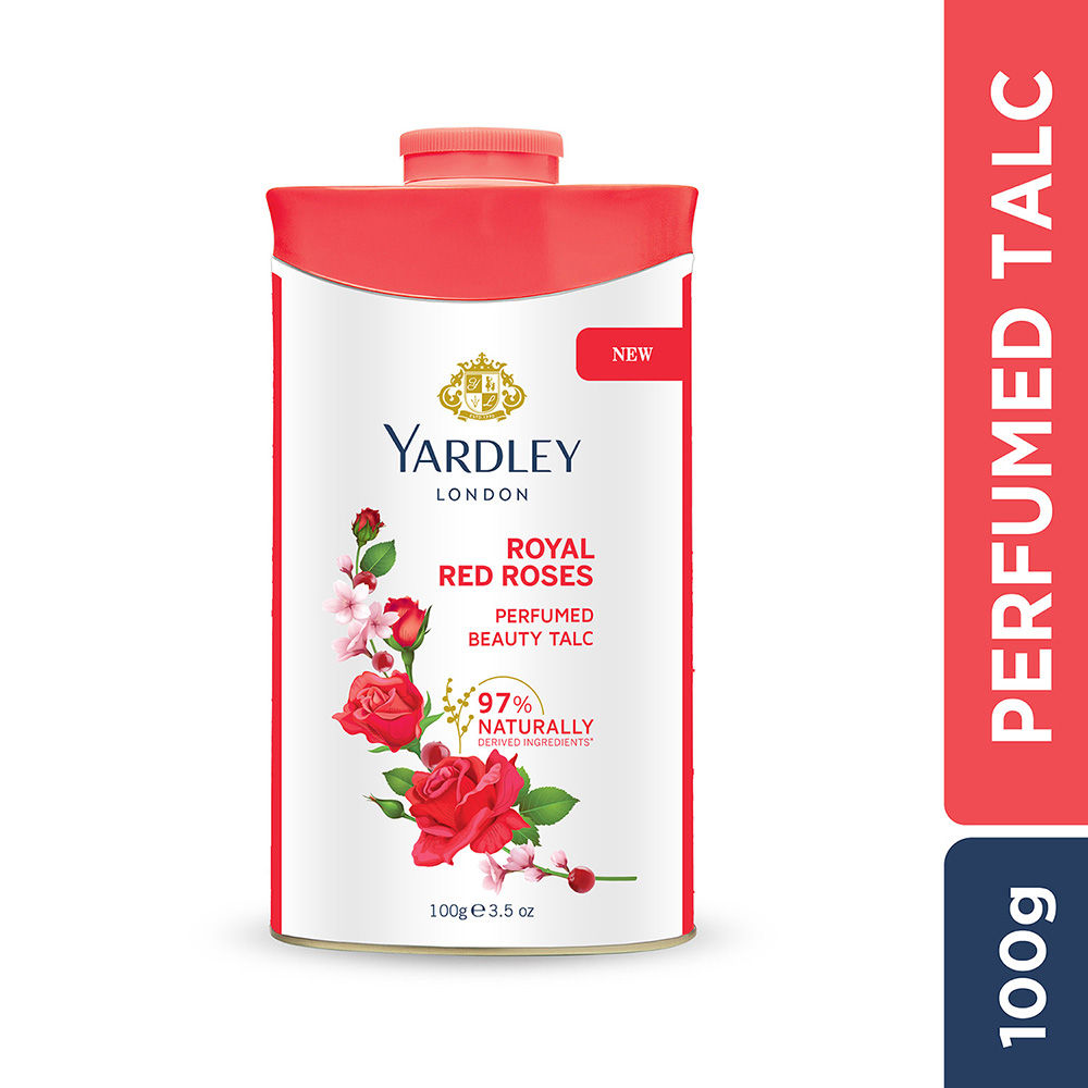 Yardley London Red Roses Talc, 100g Buy at Indicrest