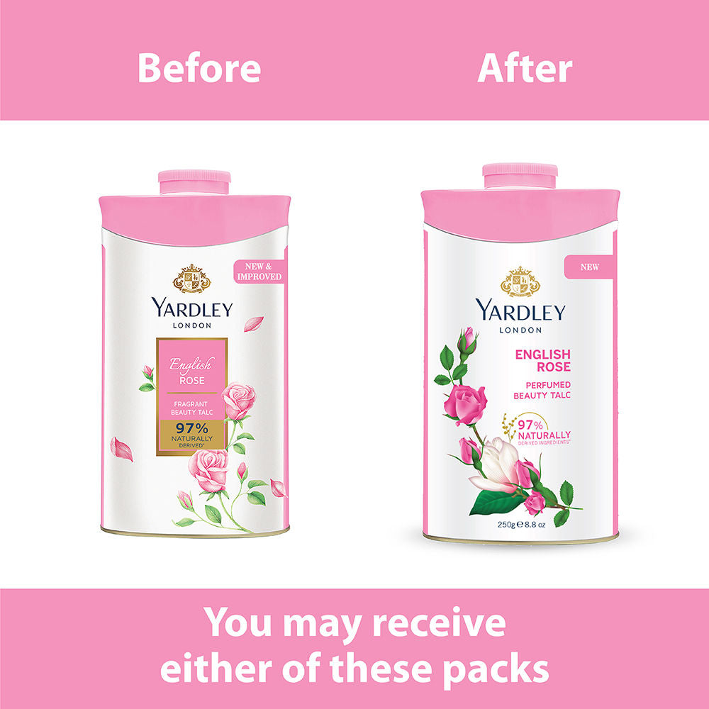 Yardley London - English Rose Perfumed Talc For Women, 250g Buy at Indicrest Image 3