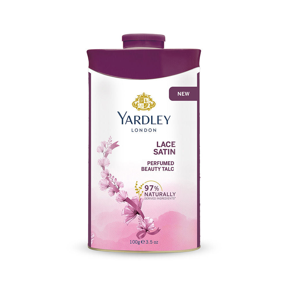 Yardley London Lace Satin Talc, 100g Buy at Indicrest Image 2