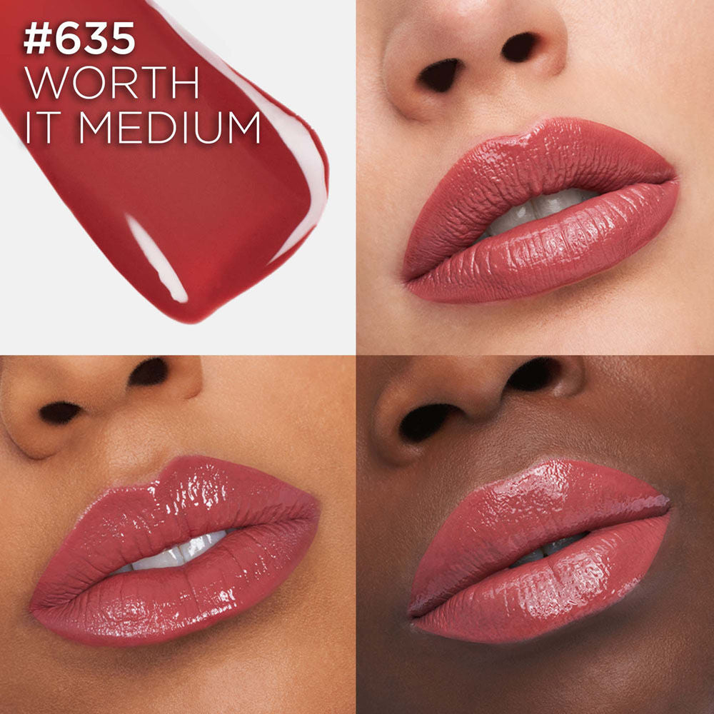 L'Oreal Paris Infallible Laque Resistance Liquid Lipstick, 16H Lacquer Shine - 635 Worth It Medium, 4ml Buy at Indicrest Image 3