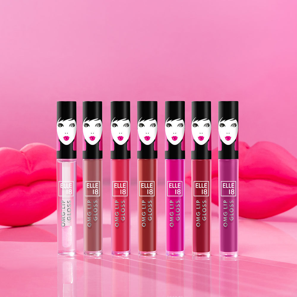 Elle 18 OMG Non sticky Tinted Lip Gloss With Jojoba Oil - Honeyed Hush, 2.5ml Buy at Indicrest Image 9