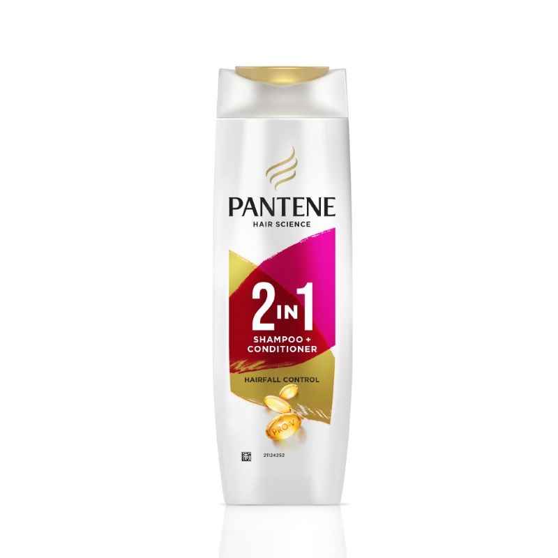 Pantene 2 In 1 Hairfall Control Shampoo + Conditioner, 180ml Buy at Indicrest Image 2
