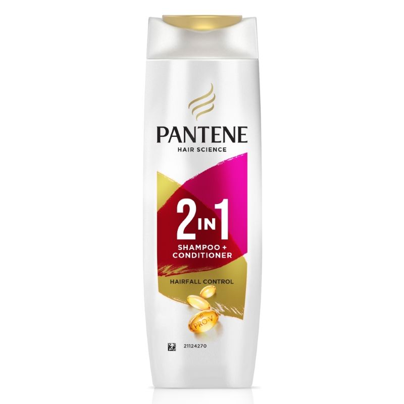 Pantene 2 In 1 Hairfall Control Shampoo + Conditioner, 340ml Buy at Indicrest Image 2