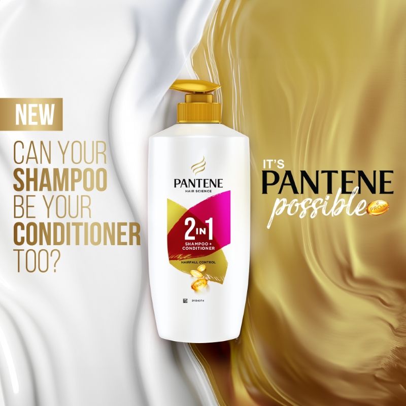Pantene 2 In 1 Hairfall Control Shampoo + Conditioner, 650ml Buy at Indicrest Image 6