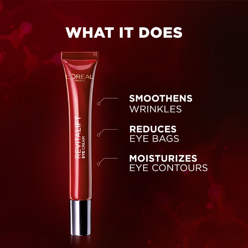 L'Oreal Paris Revitalift Triple Action Anti-Aging Eye Cream, 15ml Buy at Indicrest Image 3
