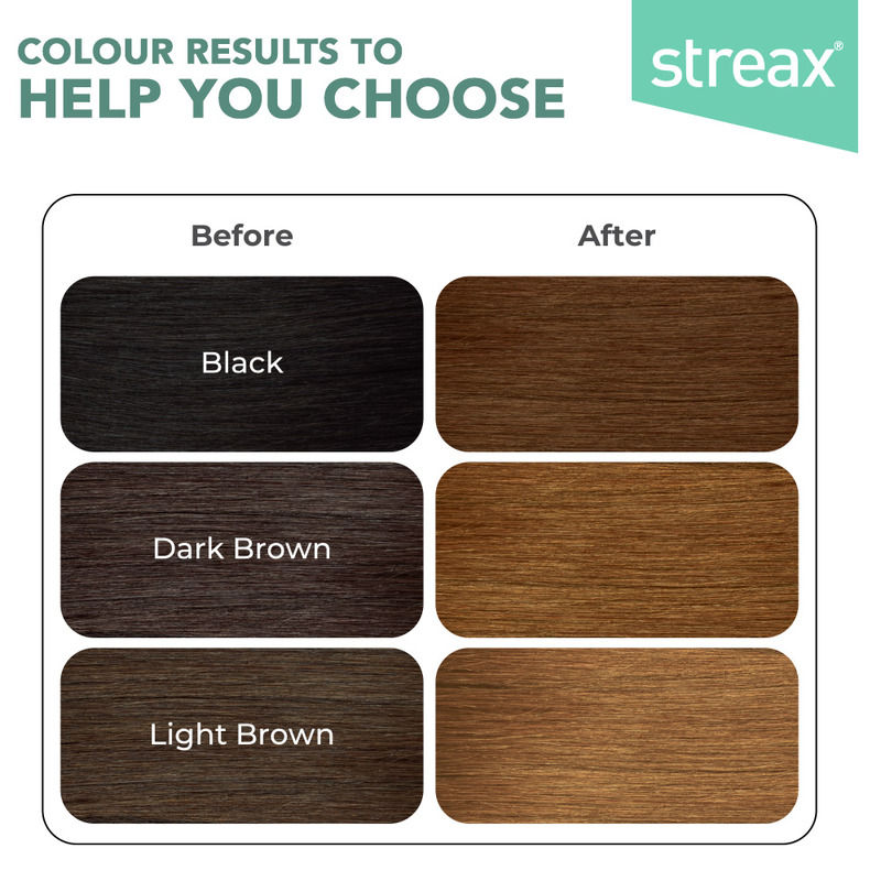 Streax Cream Hair Colour With 100% Grey Coverage & No Ammonia - 7.3 Golden Blonde, 70g+50ml Buy at Indicrest Image 8