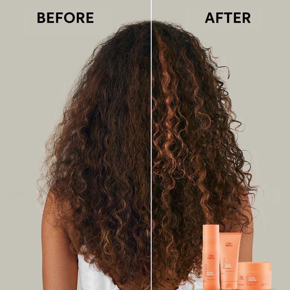 Wella Professionals Invigo Nutri Enrich Shampoo For Dry, Frizzy & Damaged Hair With Goji Berry, 250ml Buy at Indicrest Image 4
