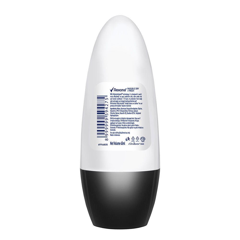 Rexona Invisible Dry + Fresh Roll-On Deodorant For Women, 45ml Buy at Indicrest Image 3