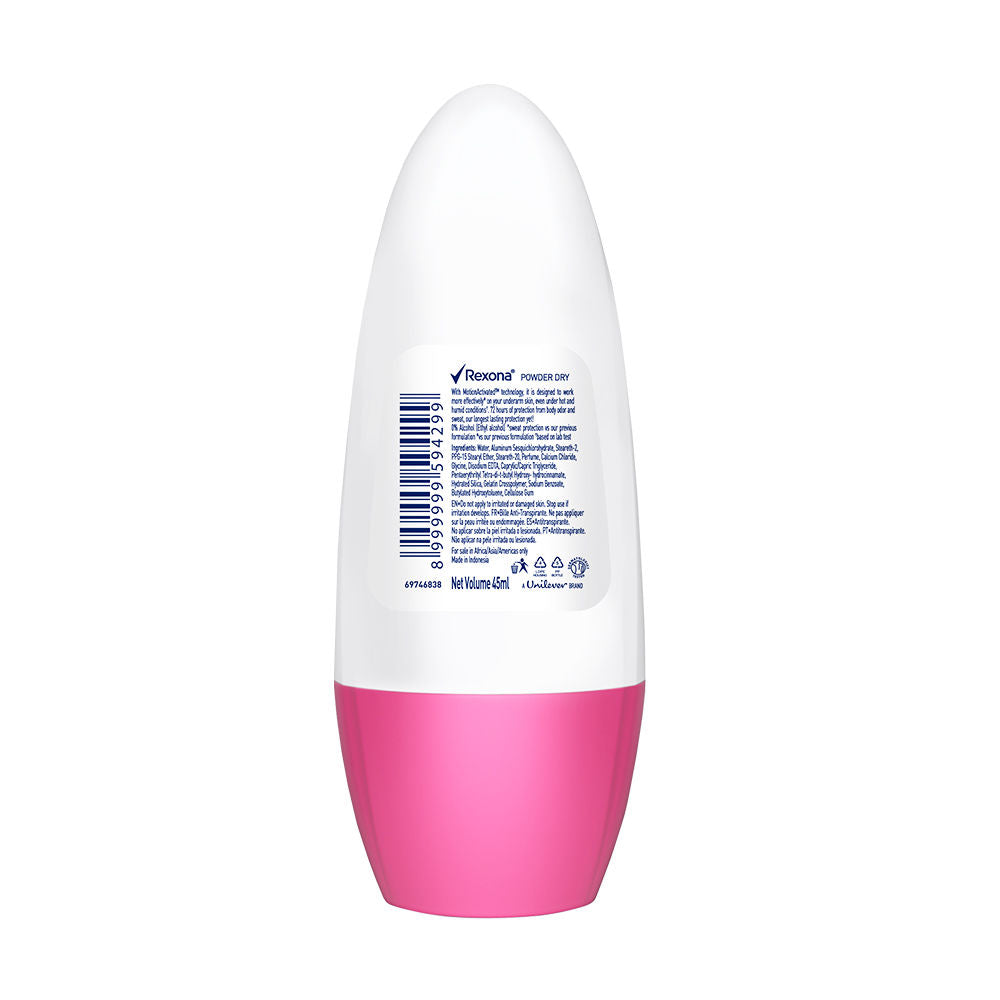 Rexona Powder Dry Roll On Deodorant For Women, 45ml Buy at Indicrest Image 3