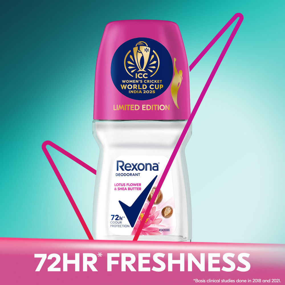 Rexona Lotus Flower & Shea Butter And Matcha Tea & Vanilla Antiperspirant Roll-On (Pack of 2), 2 pieces Buy at Indicrest Image 4