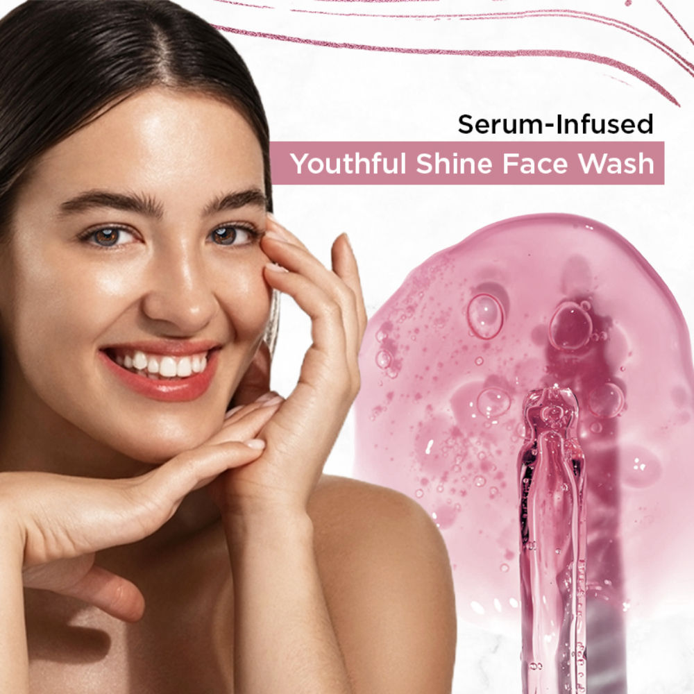 Streax Skin Youthful Shine Face Wash Cleanser For Reduction In Fine Lines & Wrinkles, 100ml Buy at Indicrest Image 2