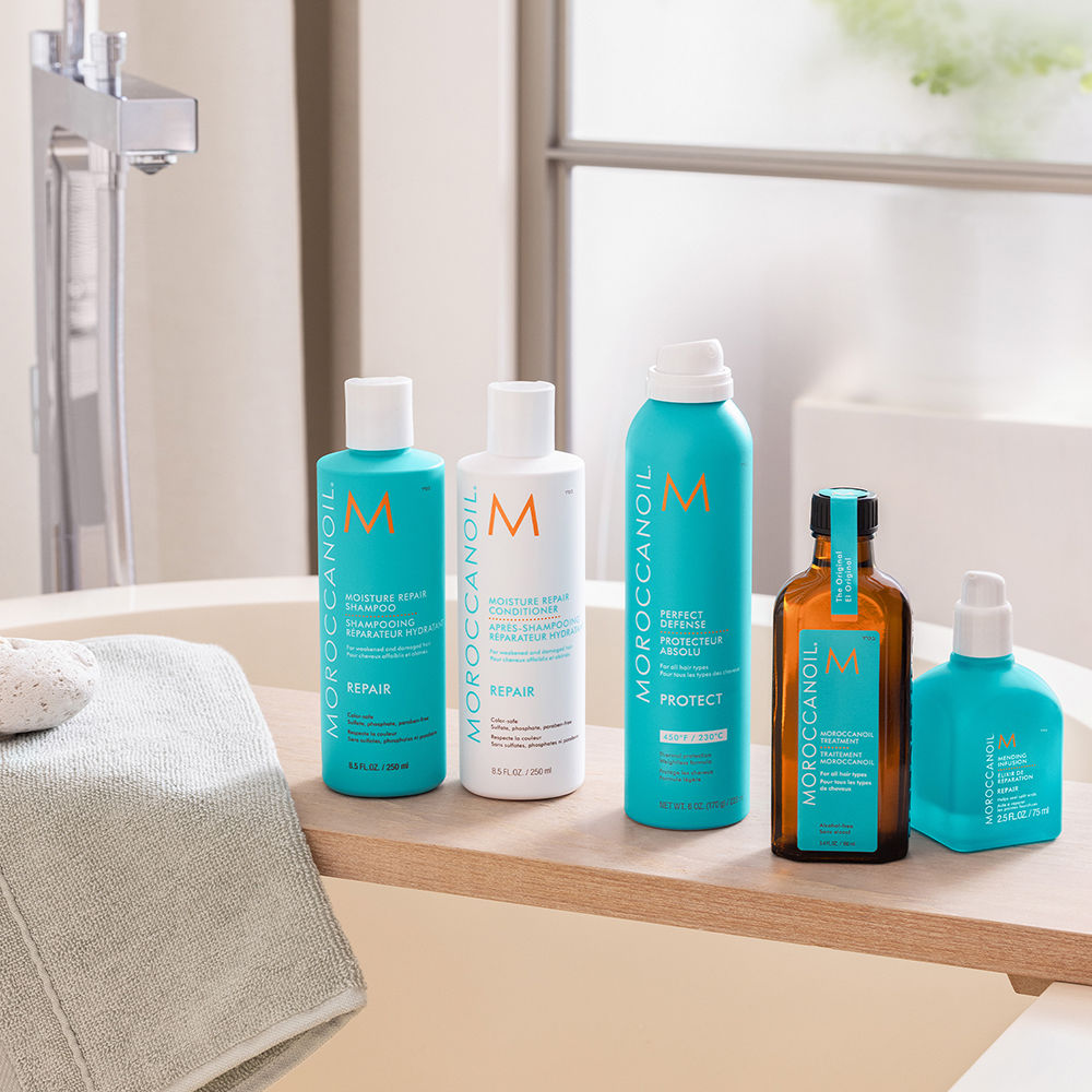 Moroccanoil Moisture Repair Shampoo with Argan Oil, Keratin, Fatty Acids for Revives Damaged Hair, 500ml