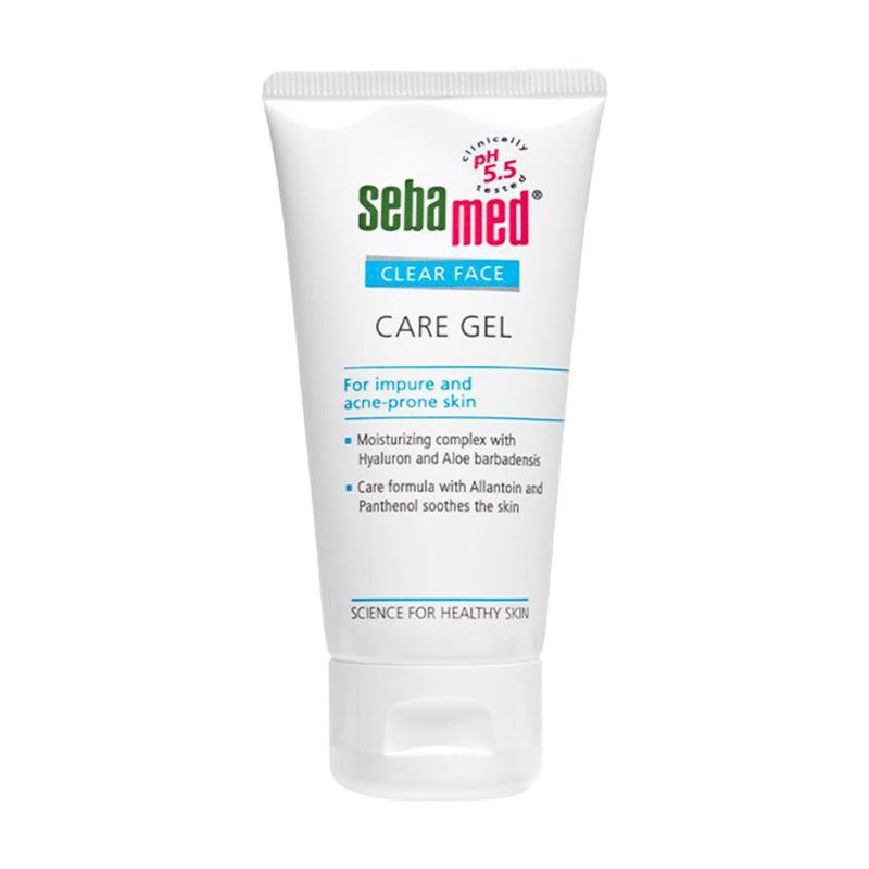 Sebamed Clear Face Care Gel, PH 5.5, Acne Prone Skin, Hyaluron & Aloe Vera, Water Based Moisturiser, 50ml Buy at Indicrest