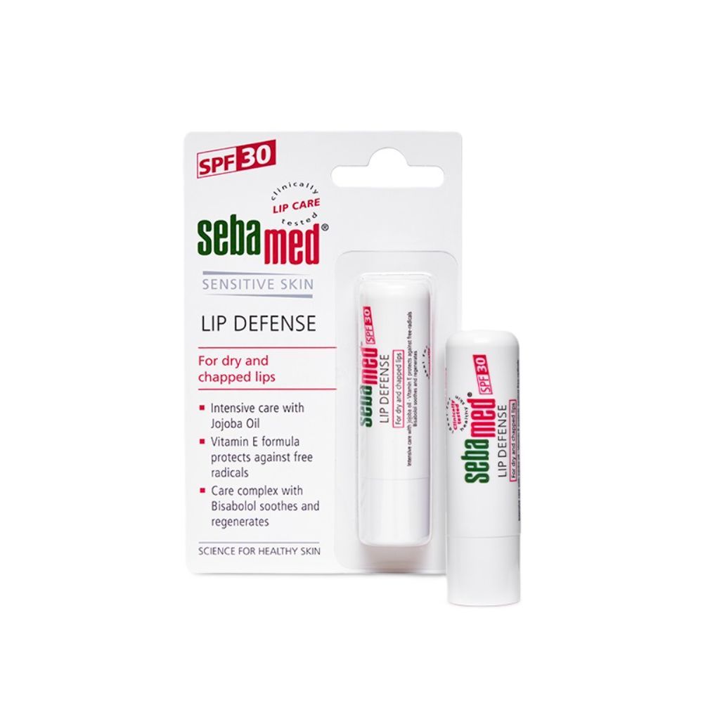 Sebamed Lip Defense, For Dry And Chapped Lips, With SPF 30, With Jojoba Oil And Vitamin E, 4.8g Buy at Indicrest Image 8