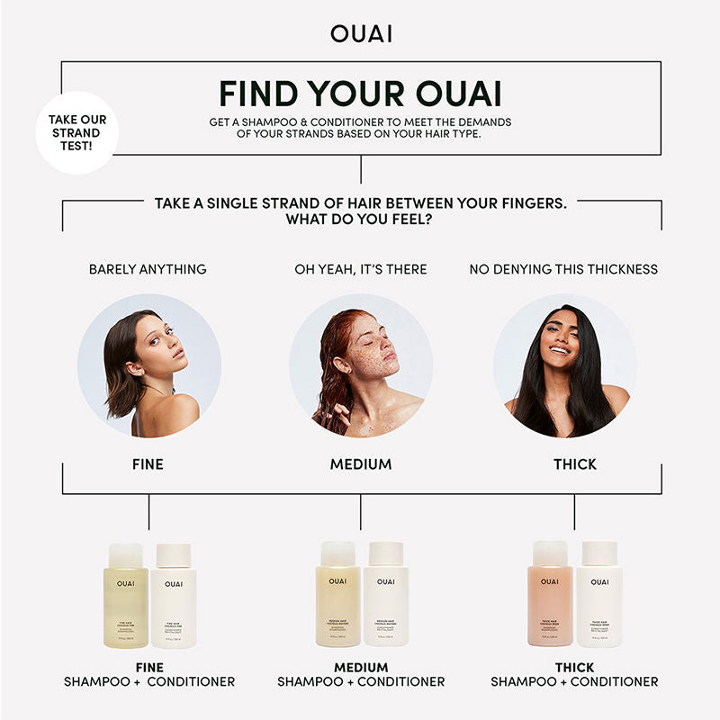OUAI Thick Hair Shampoo, 89ml