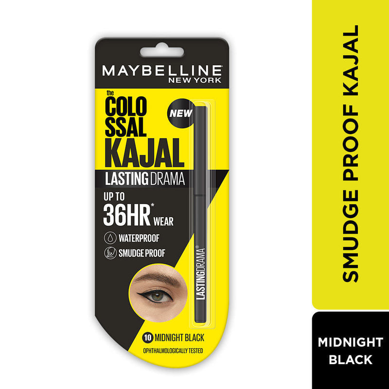 Maybelline New York Colossal Lasting Drama Kajal - Midnight Black, 0.13g Buy at Indicrest