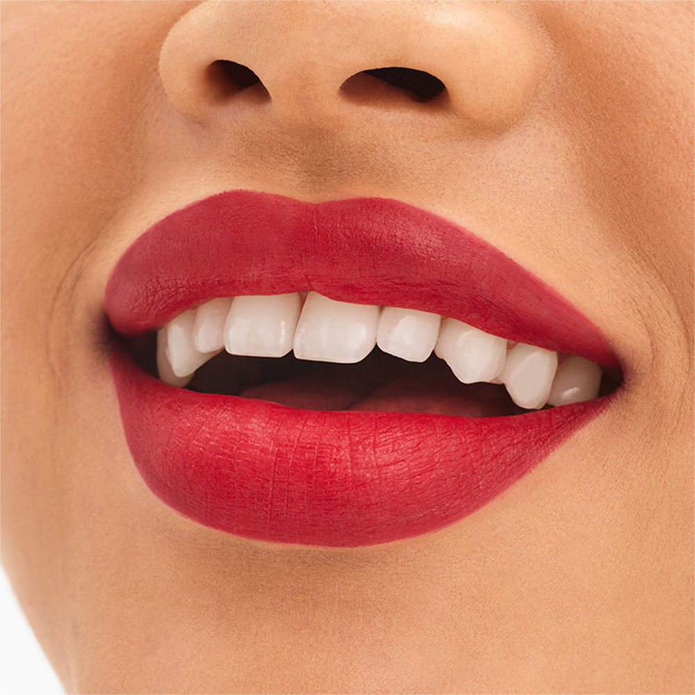 M.A.C Powder Kiss Velvet Blur Slim Stick- Holiday Collection Merry Cherry, 1g Buy at Indicrest Image 5