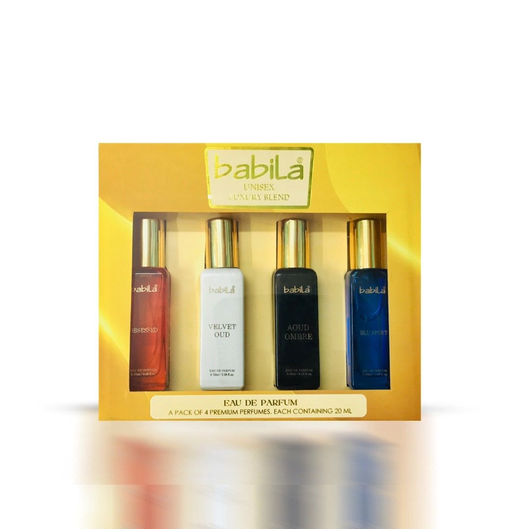 Babila Unisex Luxury Blend Perfume Set Of 4 Combo, 80ml Buy at Indicrest Image 2