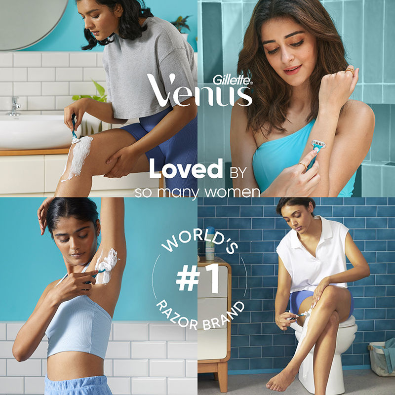 Gillette Venus Hair Removal Razor For Women with Aloe Vera Smooth 1 Pc Buy at Indicrest Image 7