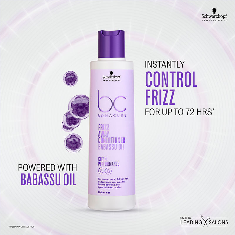 Schwarzkopf Professional Bonacure Frizz Away Conditioner, 200ml Buy at Indicrest Image 2