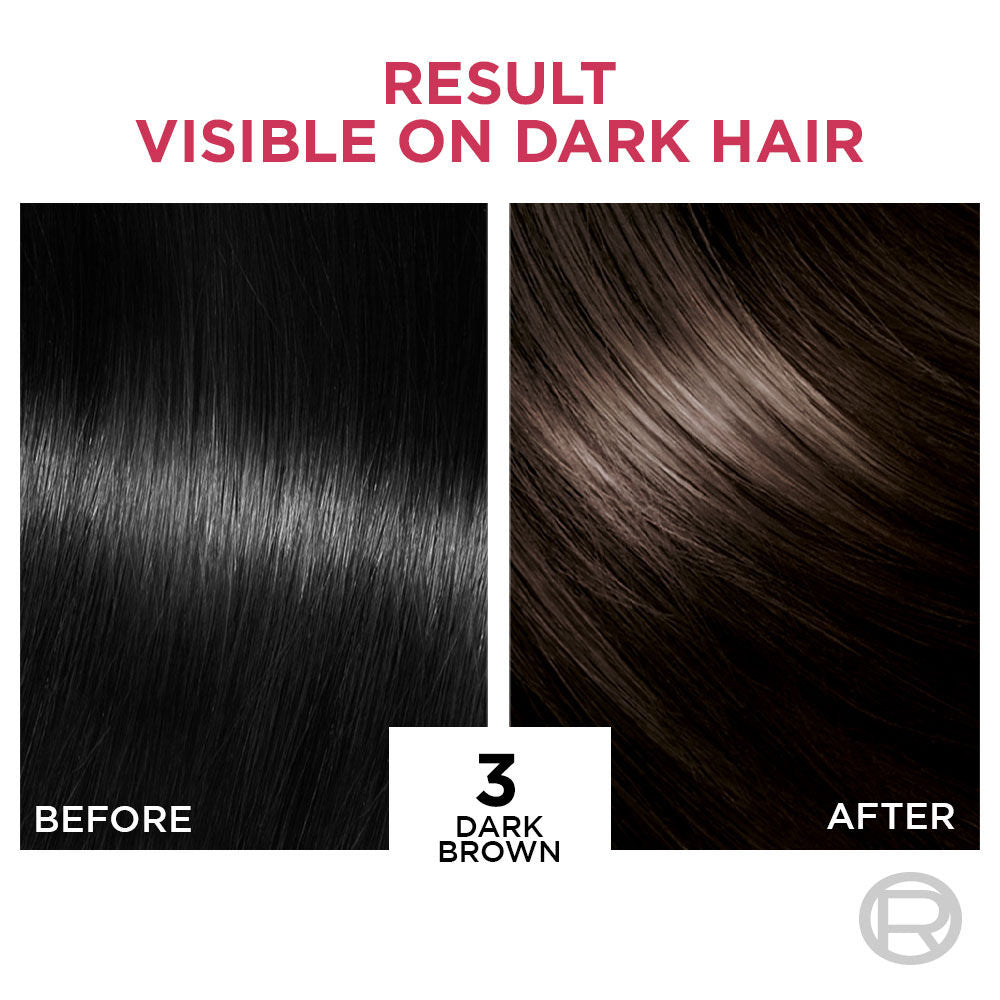 L'Oreal Paris Excellence Creme Triple Care Hair Color - 3 Dark Brown, 72ml+100g Buy at Indicrest Image 3